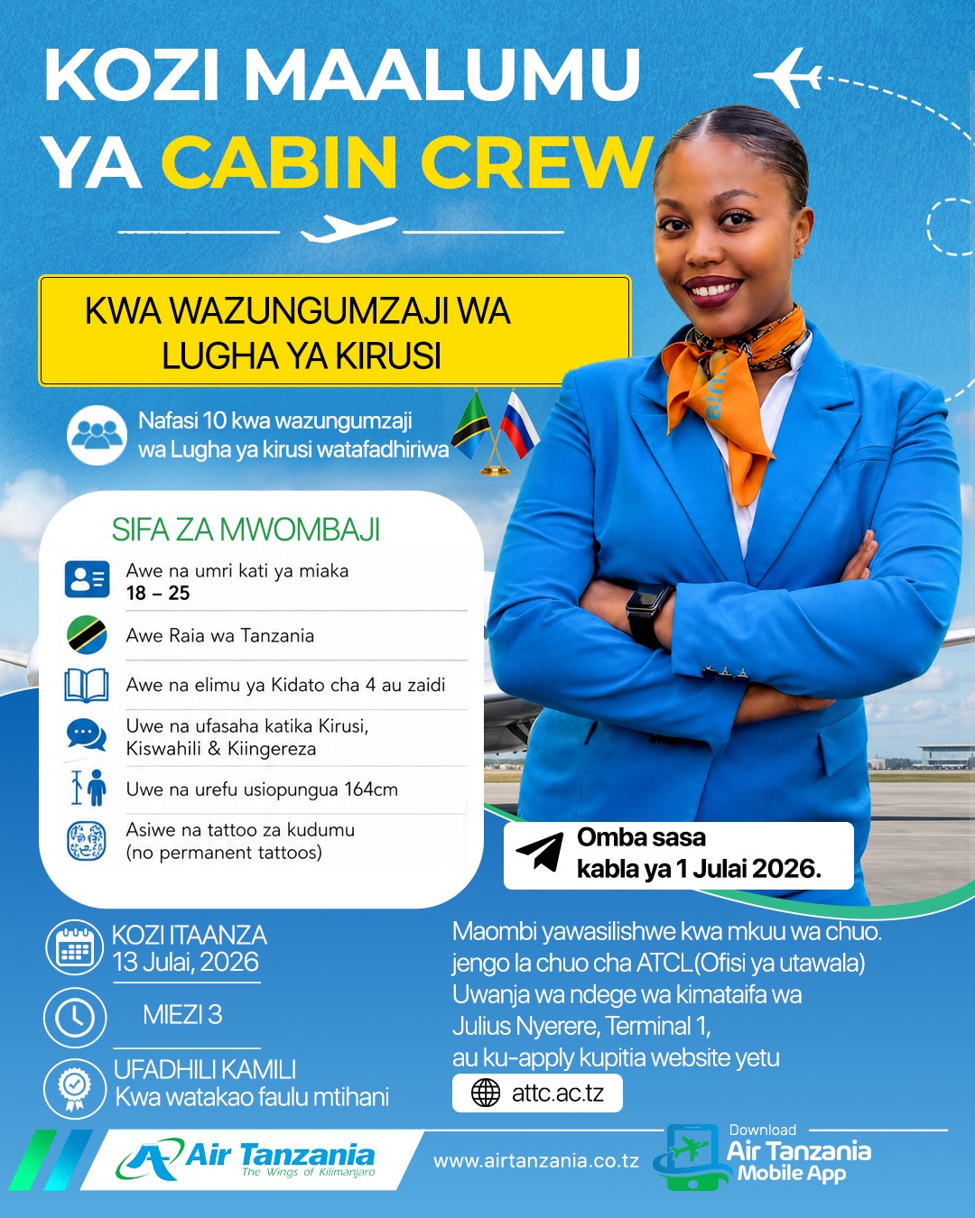 Cabin Crew — Russian Speakers
